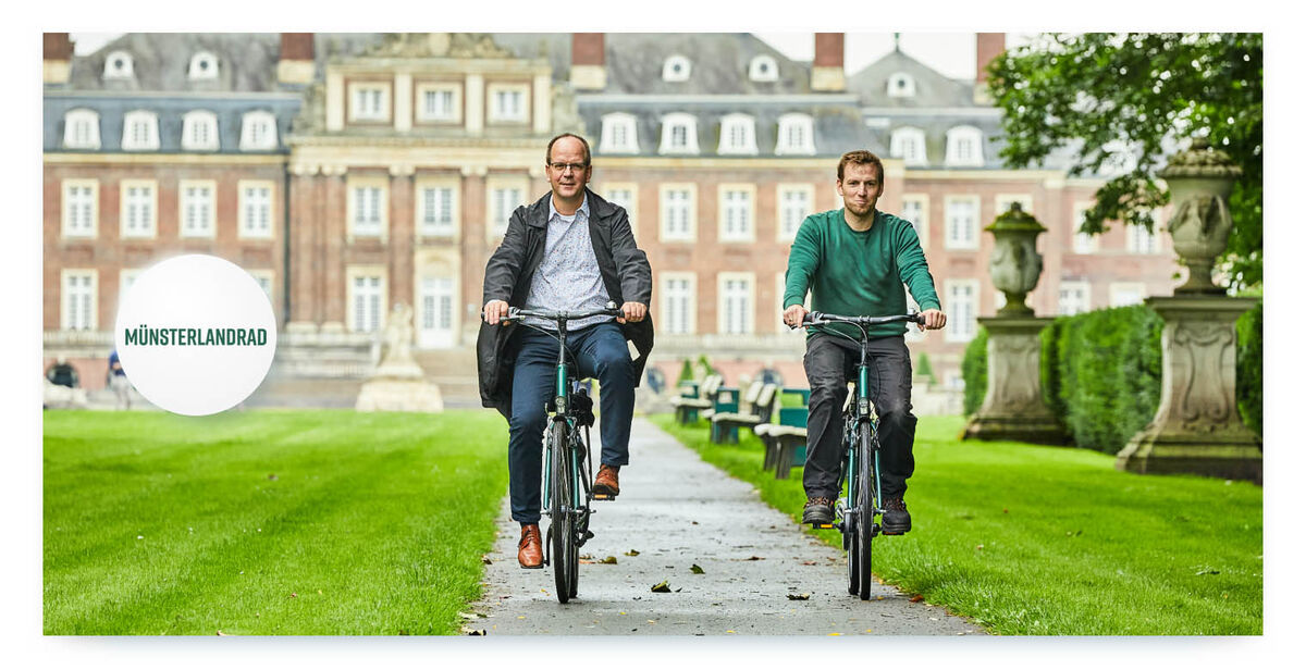 Münsterlandrad Fahrradfahrer Ausleihe
