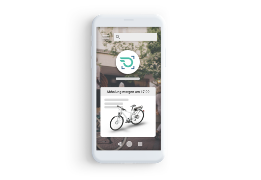 Fahrräder in der App verfügbar